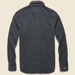 Belmar Workshirt - Charcoal Navy Check - Faherty - STAG Provisions - Tops - L/S Woven - Plaid