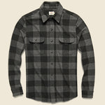 Legend Sweater Shirt - Charcoal Black Buffalo - Faherty - STAG Provisions - Tops - Sweater