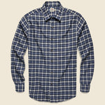 Everyday Shirt - Cream/Navy Tartan - Faherty - STAG Provisions - Tops - L/S Woven - Plaid