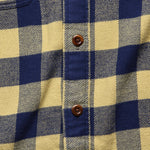 Vintage Twill Flannel - Navy/Gold - Faherty - STAG Provisions - Tops - L/S Woven - Plaid