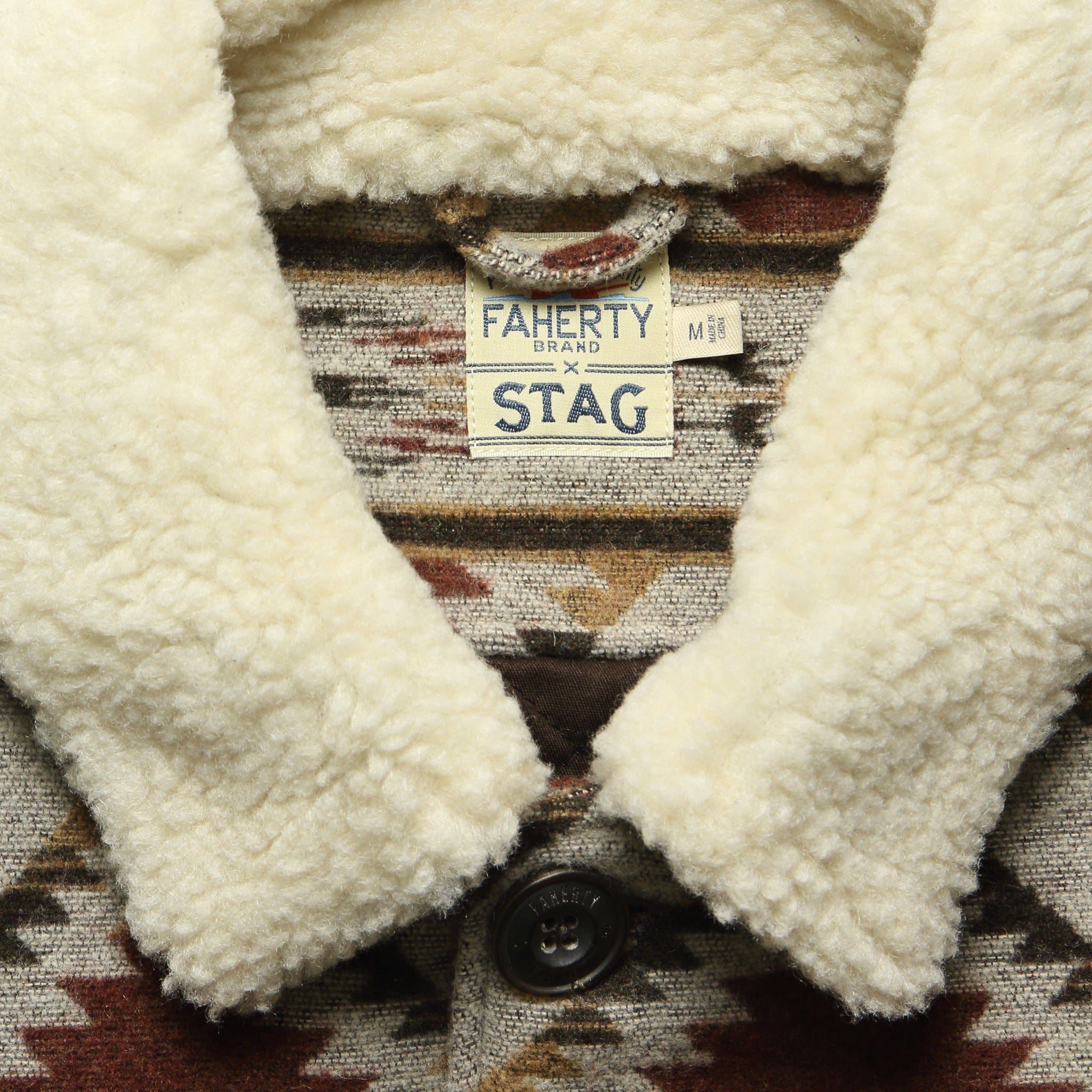 Sierra Sherpa Jacket - Hill Country Brown - Faherty - STAG Provisions - Outerwear - Coat / Jacket