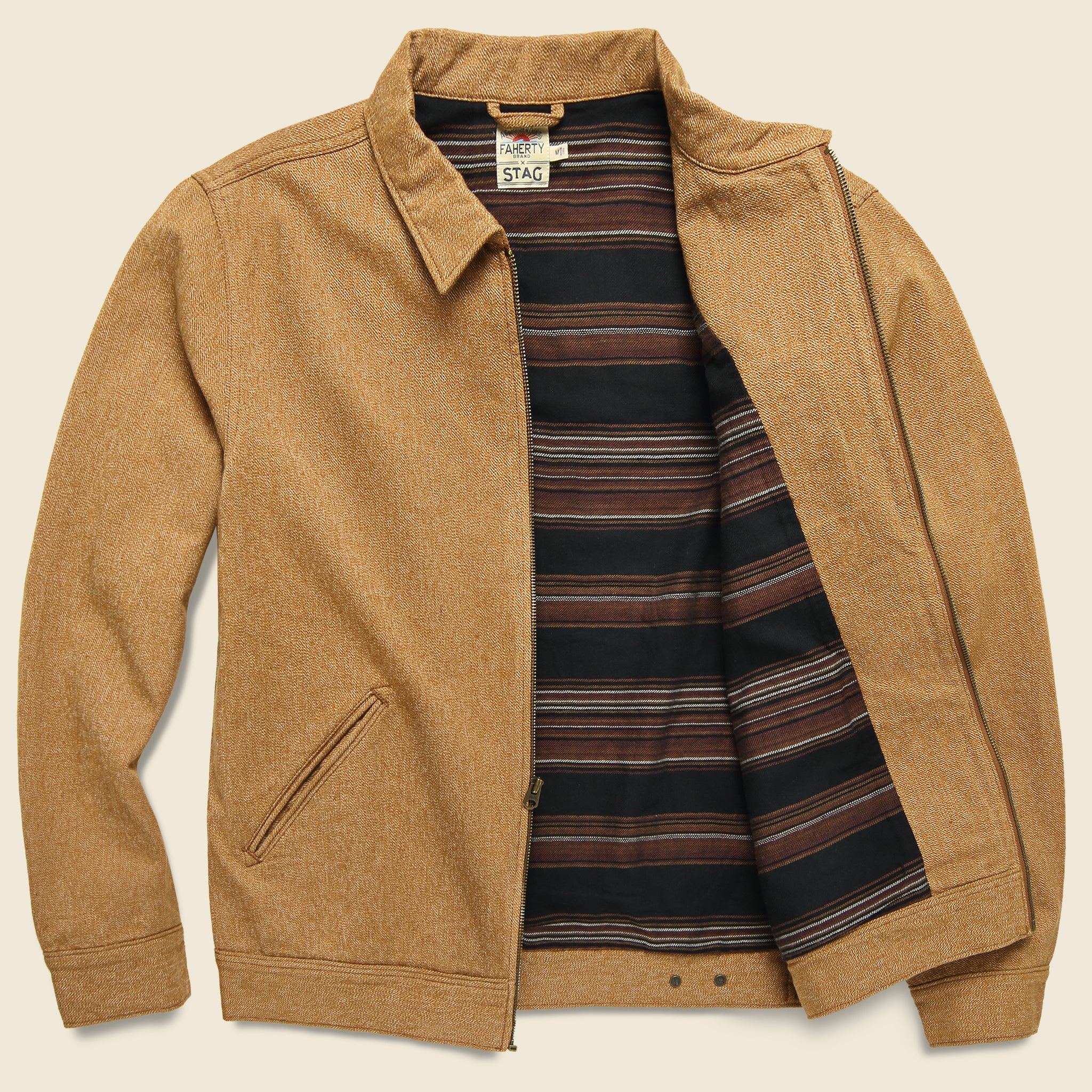 Asbury Jacket - Saddle Brown - Faherty - STAG Provisions - Outerwear - Coat / Jacket