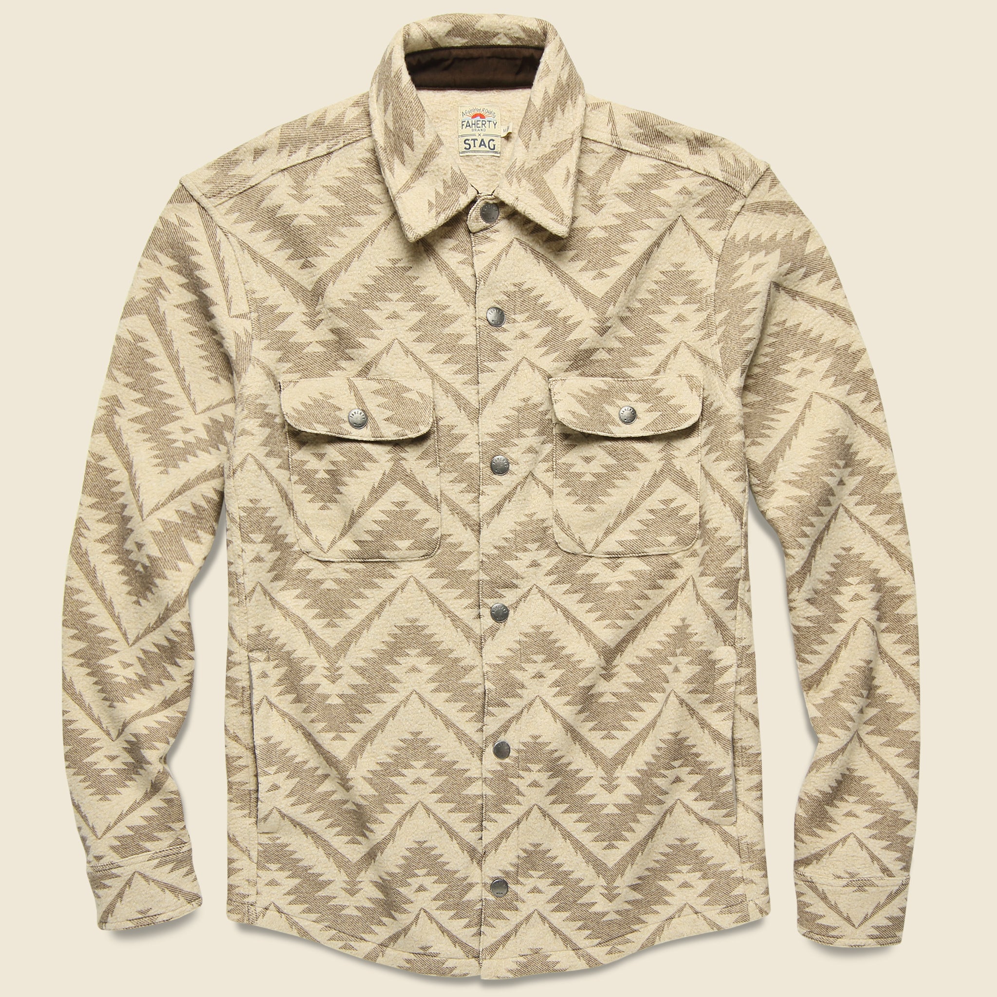 Monument Valley CPO Jacket - Sandstone - Faherty - STAG Provisions - Outerwear - Shirt Jacket