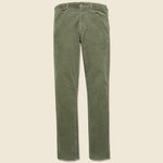 Stretch Corduroy Pant - Washed Olive - Faherty - STAG Provisions - Pants - Corduroy