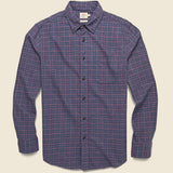 Stretch Featherweight Flannel Shirt - Hayes Check - Faherty - STAG Provisions - Tops - L/S Woven - Plaid