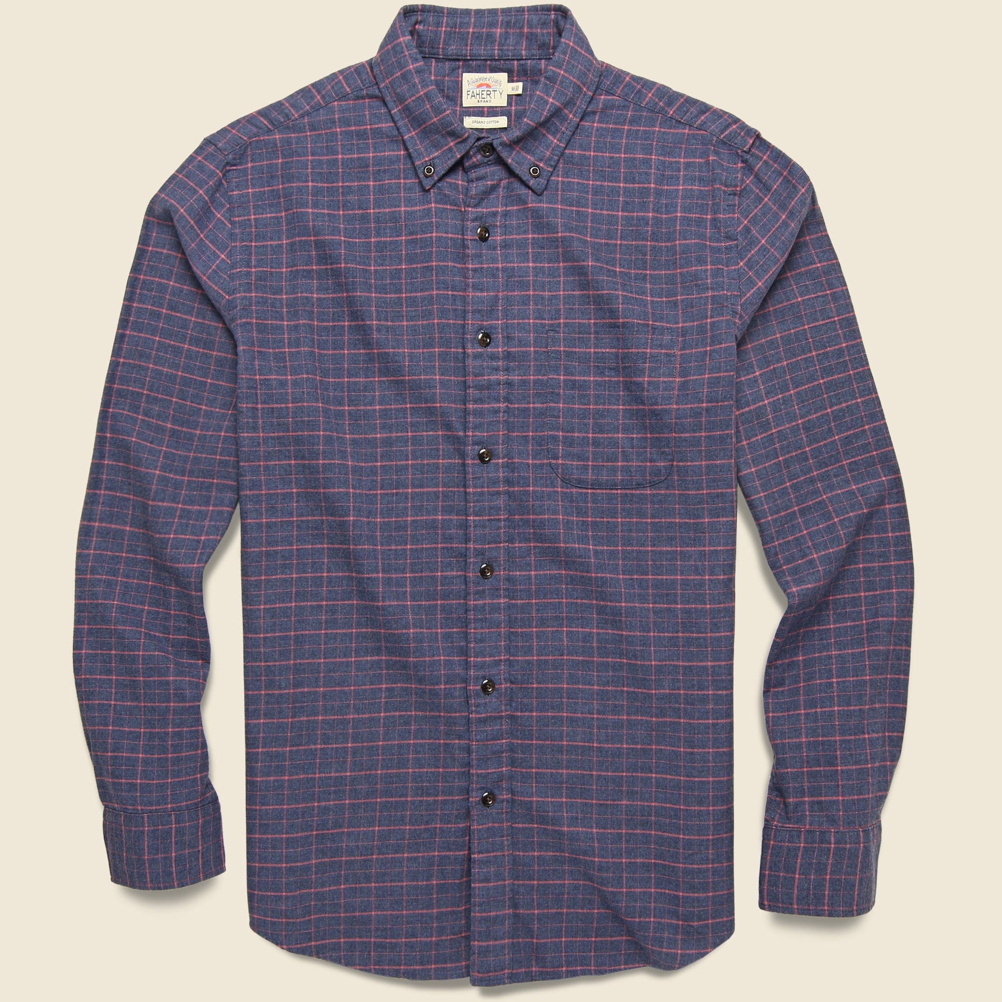 Stretch Featherweight Flannel Shirt - Hayes Check - Faherty - STAG Provisions - Tops - L/S Woven - Plaid