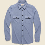 Legend Sweater Shirt - Washed Blue - Faherty - STAG Provisions - Tops - L/S Woven - Solid