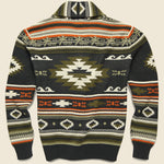 Novelty Shawl Cardigan - Dark Palm Isle - Faherty - STAG Provisions - Tops - Sweater