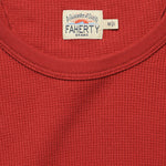 Essential Waffle Crewneck - Barn Red - Faherty - STAG Provisions - Tops - L/S Knit