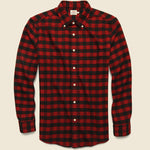 Legend Woven Shirt - Red Tahoe Check - Faherty - STAG Provisions - Tops - L/S Woven - Plaid