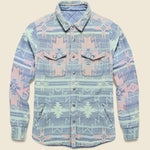 Good Feather Reversible Bondi Jacket - Indigo/Morning Star - Faherty - STAG Provisions - Outerwear - Coat / Jacket