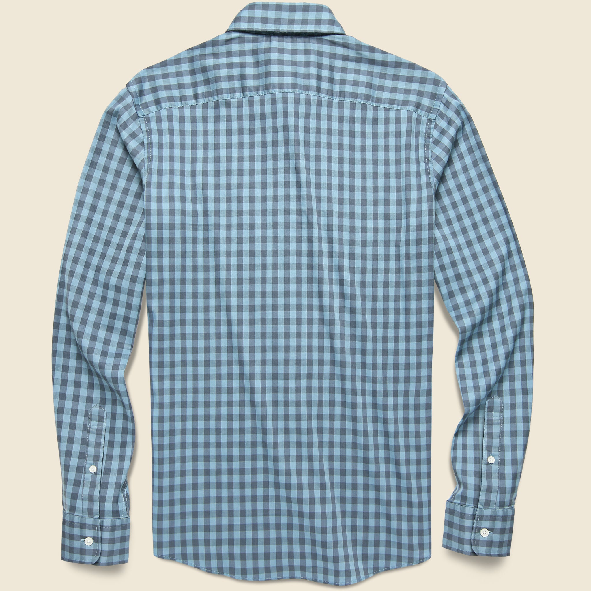 Movement Shirt - Stormy Shore Gingham - Faherty - STAG Provisions - Tops - L/S Woven - Plaid