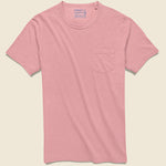Garment Dyed Pocket Tee - Sunrose - Faherty - STAG Provisions - Tops - S/S Tee