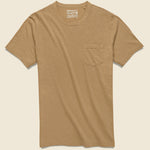 Garment Dyed Pocket Tee - Walnut - Faherty - STAG Provisions - Tops - S/S Tee