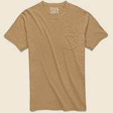 Garment Dyed Pocket Tee - Walnut - Faherty - STAG Provisions - Tops - S/S Tee