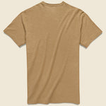 Garment Dyed Pocket Tee - Walnut - Faherty - STAG Provisions - Tops - S/S Tee
