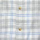 Stretch Featherweight Flannel - Grey Cream Plaid - Faherty - STAG Provisions - Tops - L/S Woven - Plaid