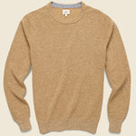 Jackson Crew Sweater - Wheat Heather - Faherty - STAG Provisions - Tops - Sweater