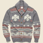 SPJ Thunderbird Shawl Cardigan - Multi - Faherty - STAG Provisions - Tops - Sweater