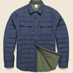 Atmosphere Reversible Shirt Jacket - Olive/Navy - Faherty - STAG Provisions - Outerwear - Shirt Jacket