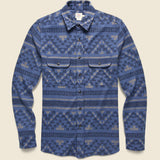 B. Yellowtail Legend Sweater Shirt - Bighorn Night - Faherty - STAG Provisions - Tops - L/S Woven - Overshirt