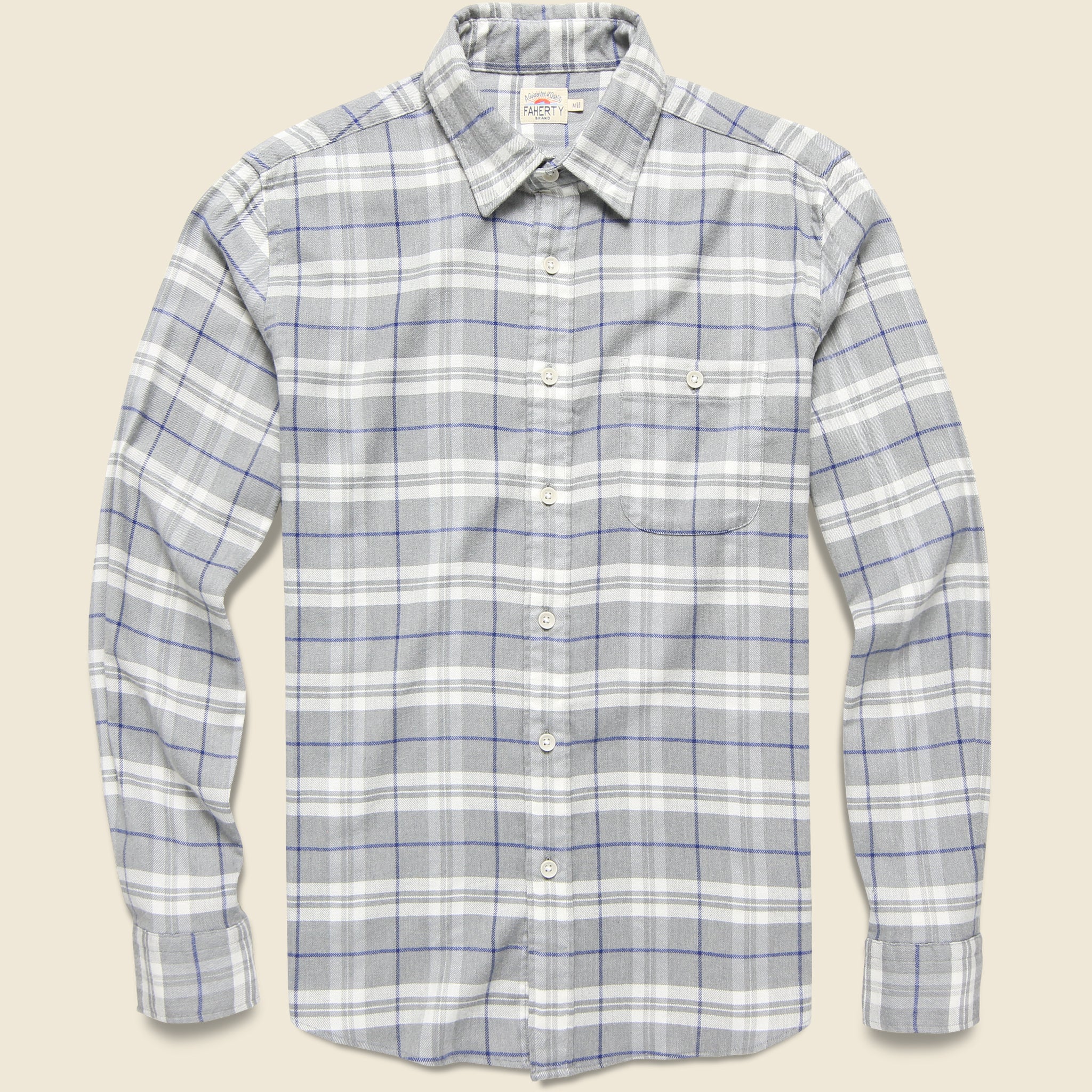 Movement Flannel - Glacier Lake Plaid - Faherty - STAG Provisions - Tops - L/S Woven - Plaid