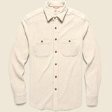 Knit Alpine Shirt - Oatmeal Heather - Faherty - STAG Provisions - Tops - L/S Woven - Solid