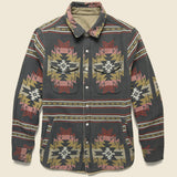 Reverse Bondi Jacket - Olive/Black Star Nation - Faherty - STAG Provisions - Outerwear - Coat / Jacket