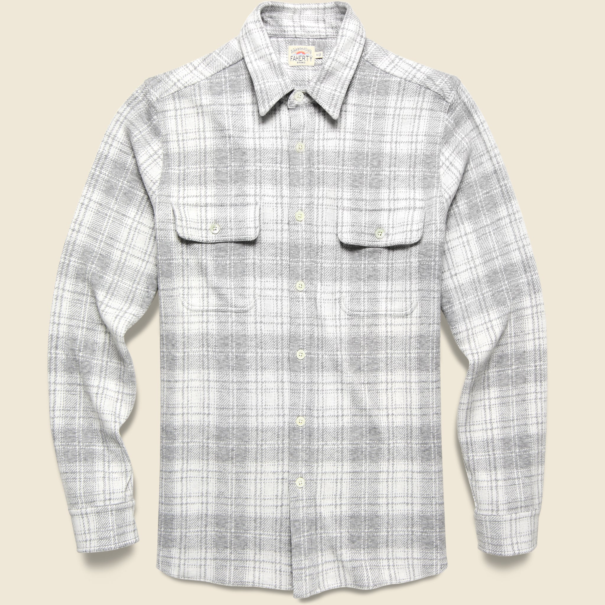 Legend Sweater Shirt - Winter Clouds Plaid - Faherty - STAG Provisions - Tops - L/S Woven - Plaid