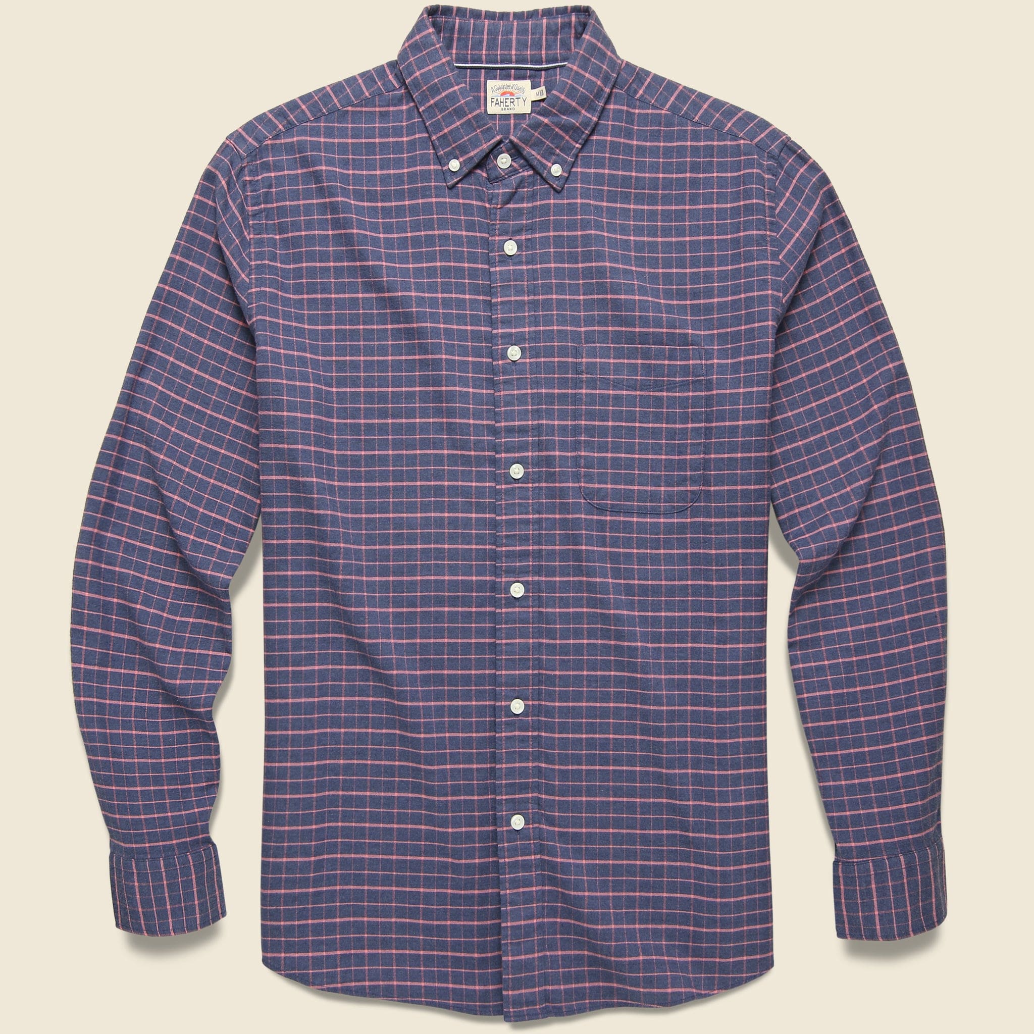 Stretch Oxford Shirt - Hayes Check - Faherty - STAG Provisions - Tops - L/S Woven - Plaid