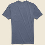 Garment Dyed Pocket Tee - Dune Navy - Faherty - STAG Provisions - Tops - S/S Tee