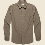Stretch Cord Shirt - Teak - Faherty - STAG Provisions - Tops - L/S Woven - Corduroy