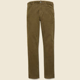 Stretch Corduroy Pant - Mountain Brown - Faherty - STAG Provisions - Pants - Corduroy