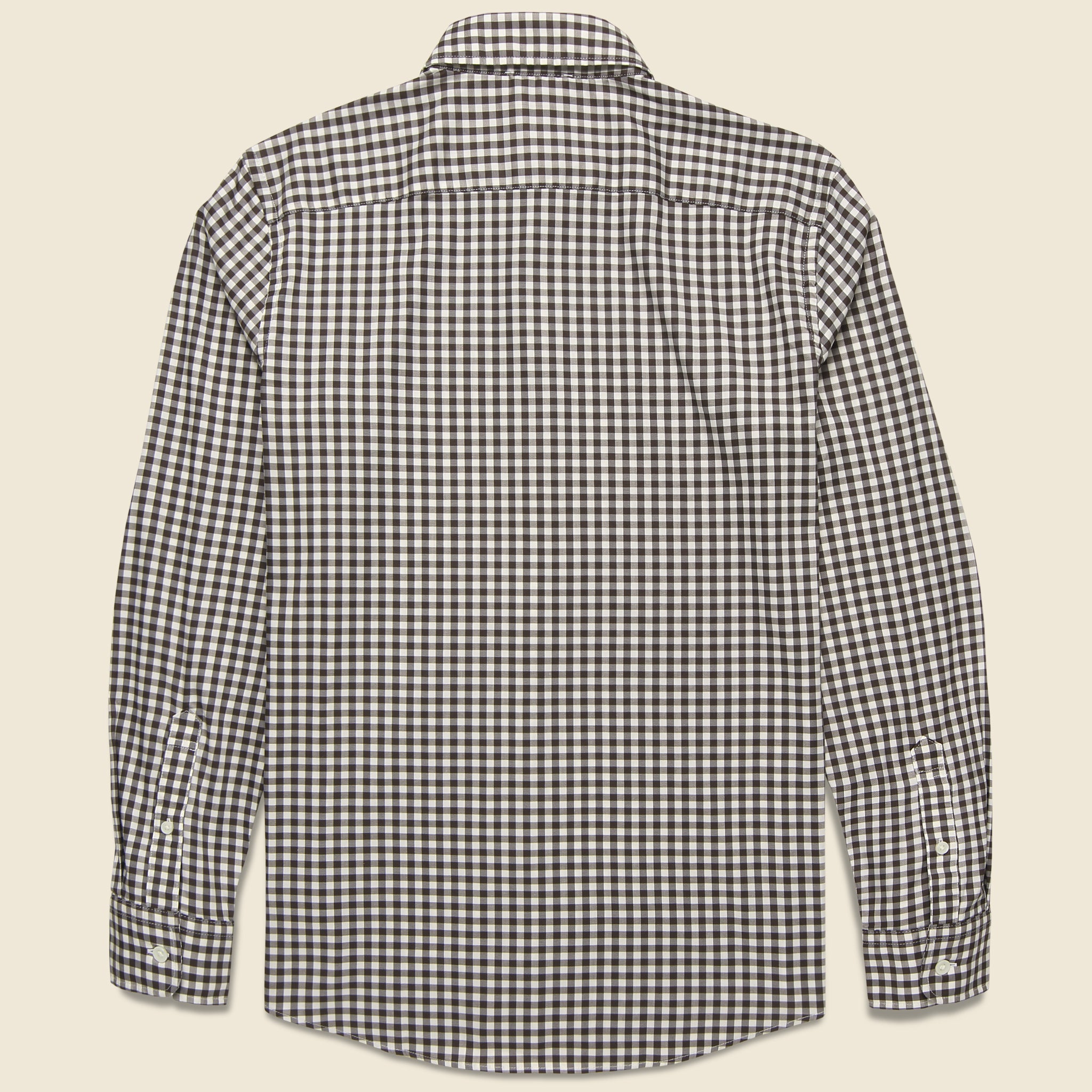 Movement Shirt - Java Cream Gingham - Faherty - STAG Provisions - Tops - L/S Woven - Plaid
