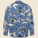Stretch Cord Shirt - Winter Slopes Print - Faherty - STAG Provisions - Tops - L/S Woven - Corduroy