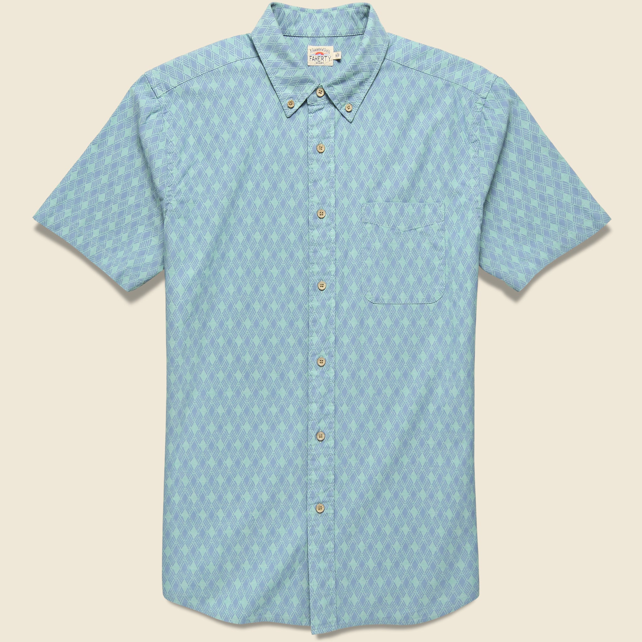 Breeze Shirt - Galeon Isles - Faherty - STAG Provisions - Tops - S/S Woven - Other Pattern