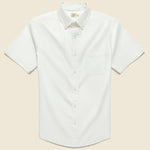 Oxford Ventura Shirt - White - Faherty - STAG Provisions - Tops - S/S Woven - Solid