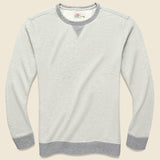 French Terry Crewneck - Athletic Grey - Faherty - STAG Provisions - Tops - Fleece / Sweatshirt