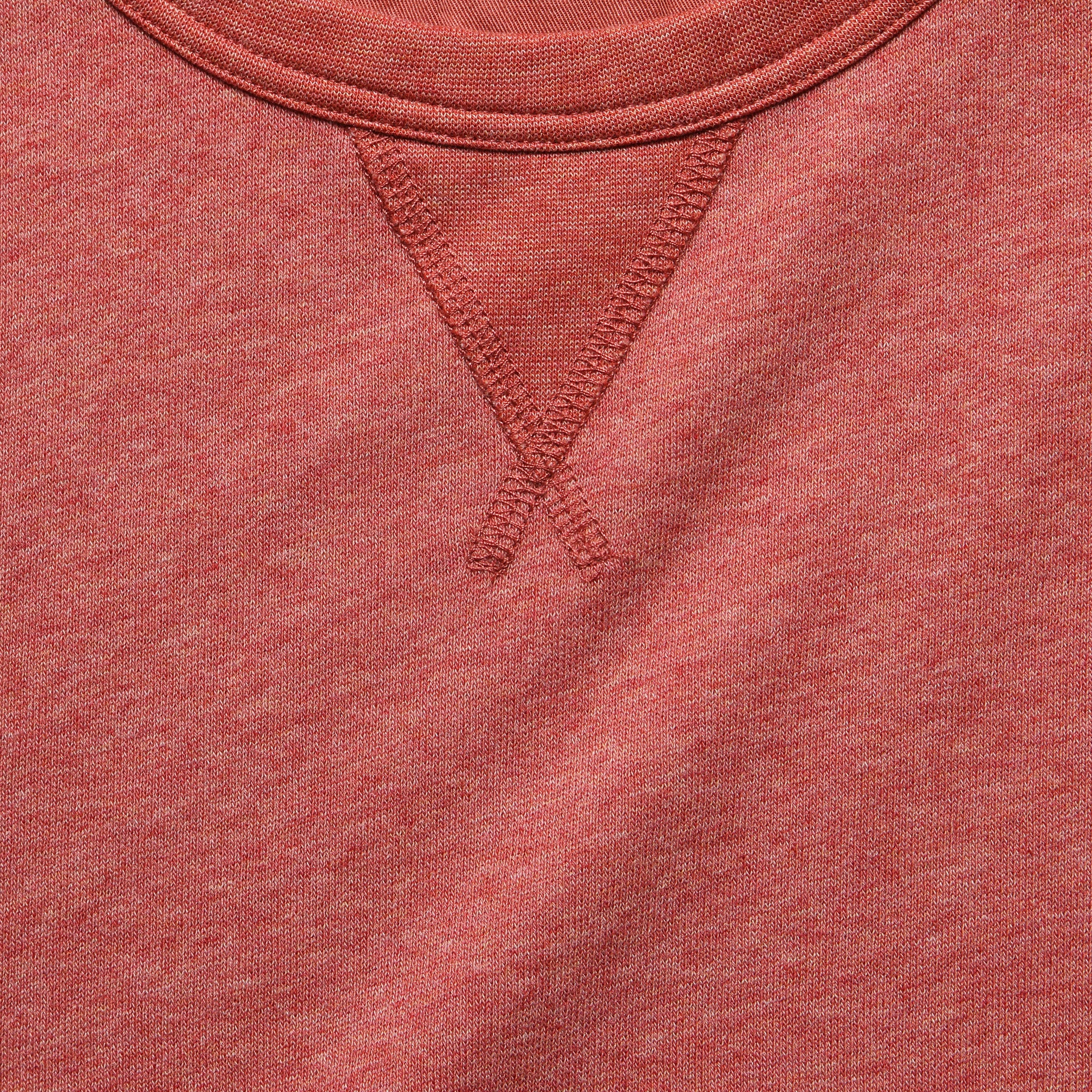 French Terry Crewneck - Faded Red - Faherty - STAG Provisions - Tops - Fleece / Sweatshirt
