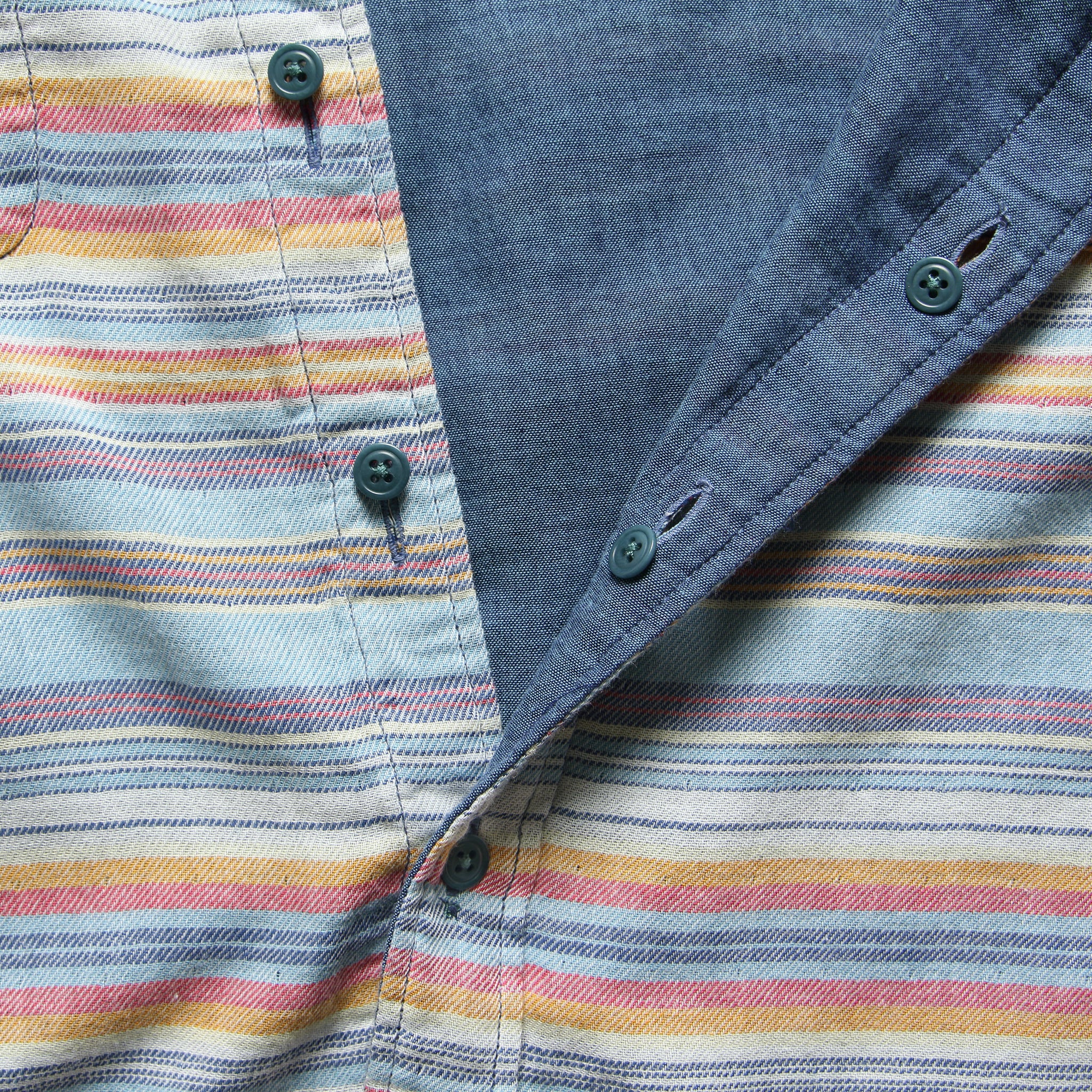 Reversible Belmar Shirt - Morning Light Serape - Faherty - STAG Provisions - Tops - L/S Woven - Plaid