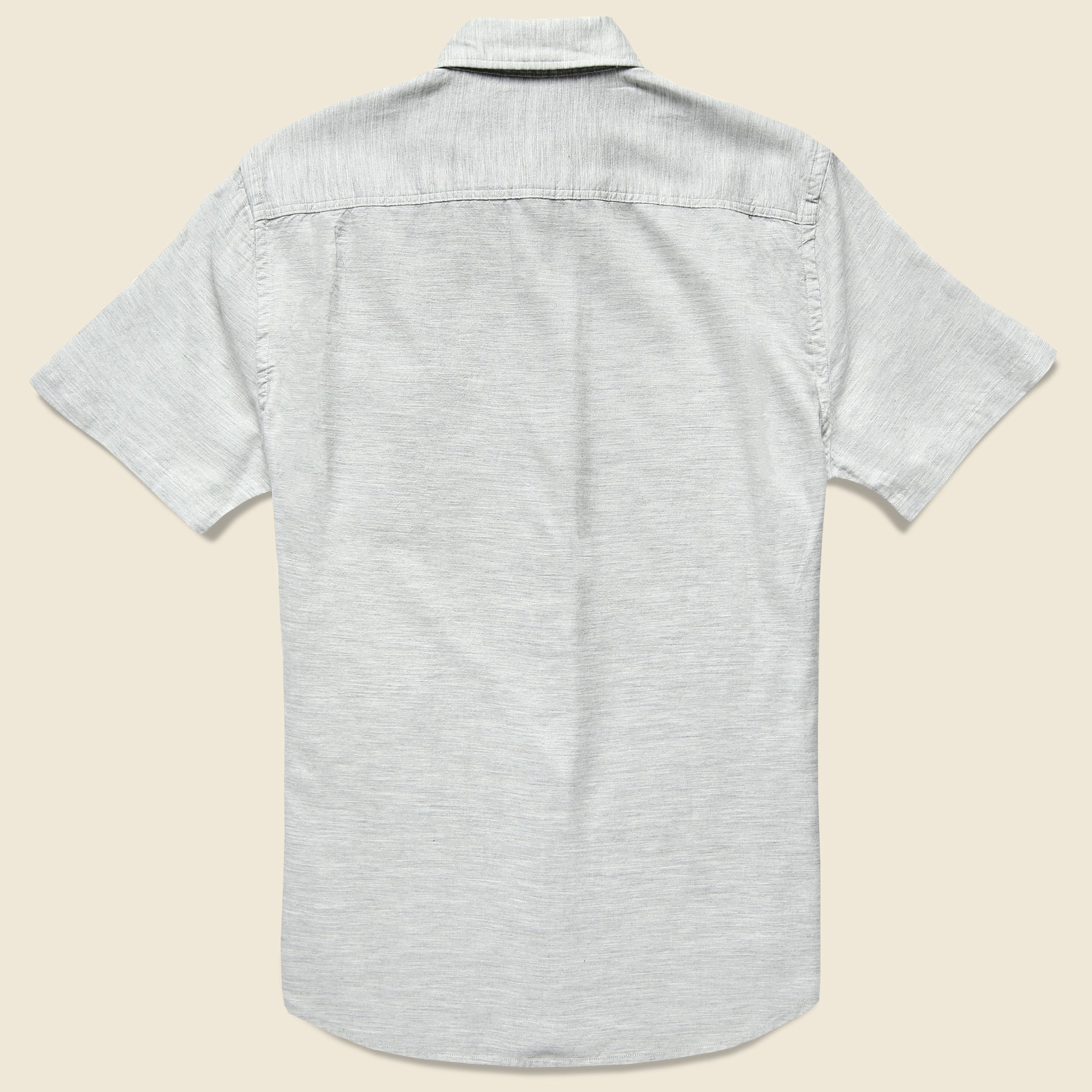 Oxford Ventura Shirt - Light Grey Heather - Faherty - STAG Provisions - Tops - S/S Woven - Solid
