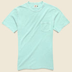 Garment Dyed Pocket Tee - Water Blue - Faherty - STAG Provisions - Tops - S/S Tee