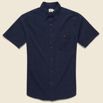 Coast Shirt - Indigo Fleck - Faherty - STAG Provisions - Tops - S/S Woven - Other Pattern