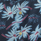 Rayon Hawaiian Shirt - Midnight Palm - Faherty - STAG Provisions - Tops - S/S Woven - Floral