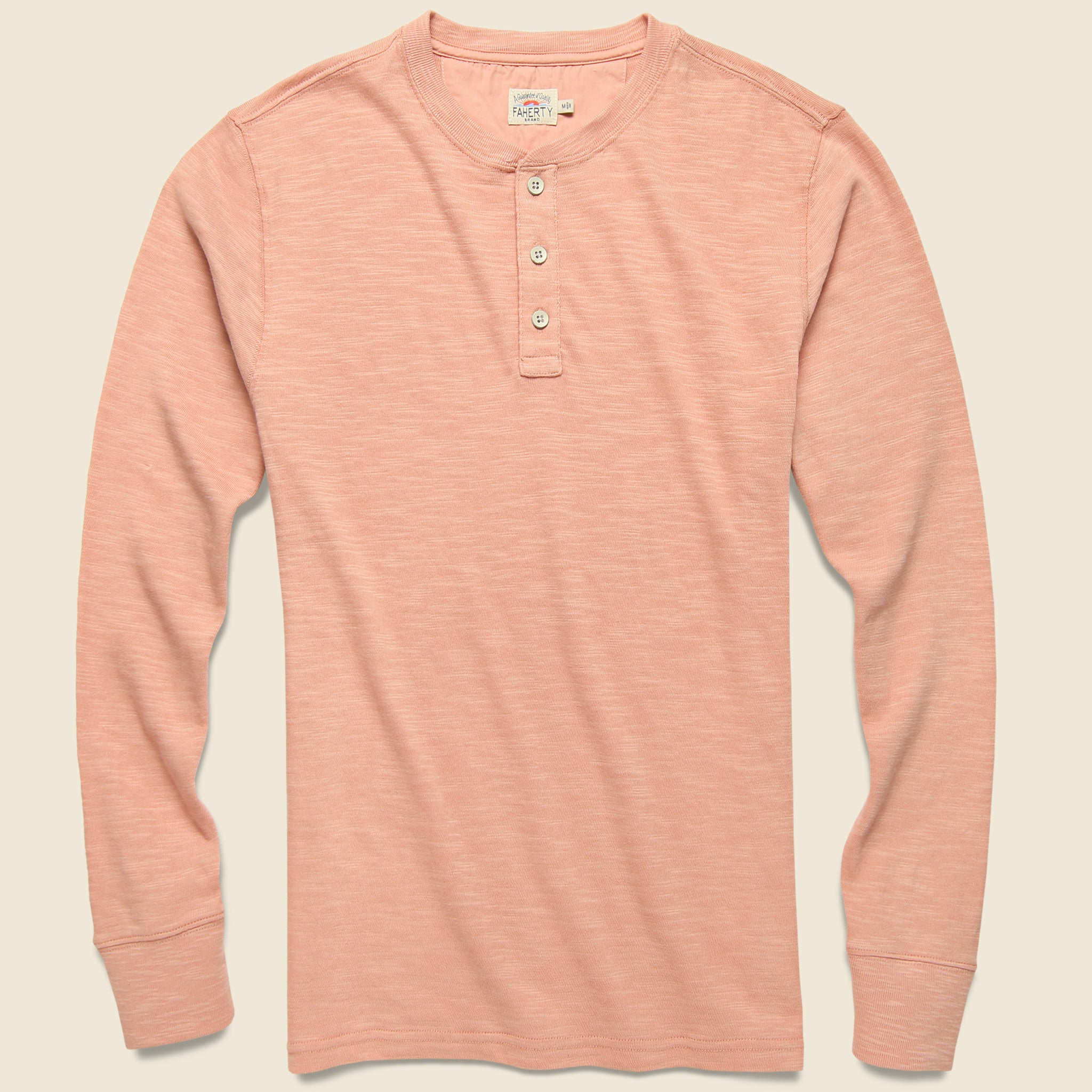 Faherty - L/S Slub Cotton Henley, SS19 - Faherty - STAG Provisions - Tops - L/S Knit
