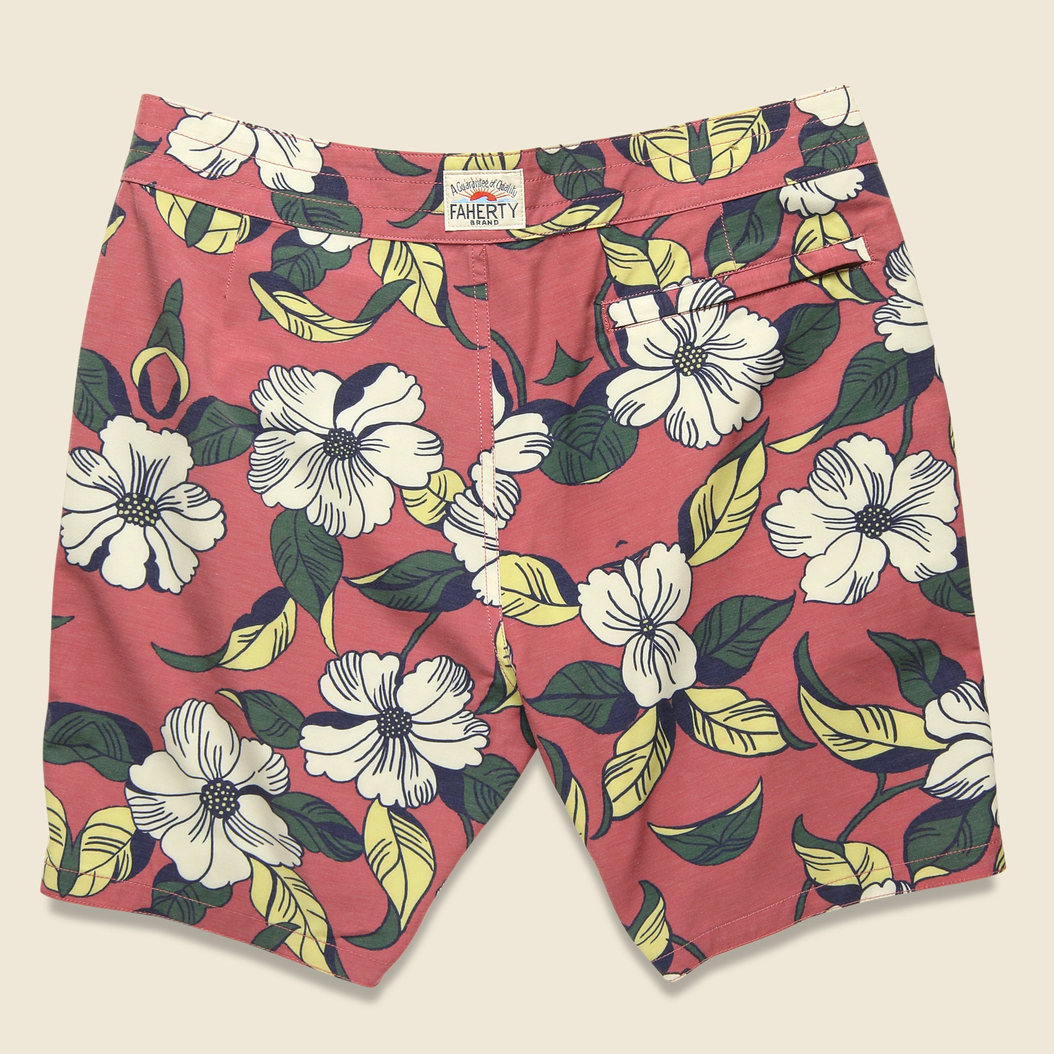 Classic 7" Boardshort - Red Retro - Faherty - STAG Provisions - Shorts - Swim