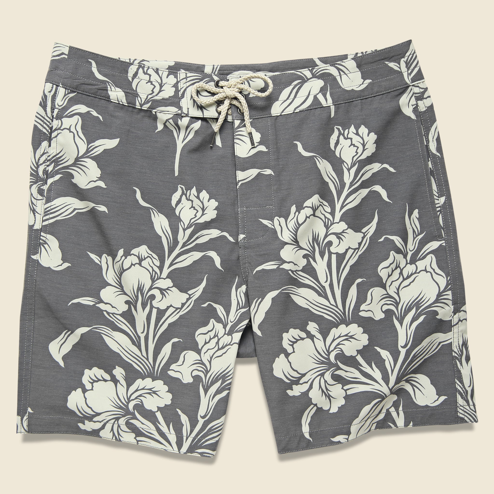 Classic 7" Boardshort - Black Floral - Faherty - STAG Provisions - Shorts - Swim