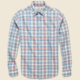 Ventura Shirt - Washed Cream Blue - Faherty - STAG Provisions - Tops - L/S Woven - Plaid