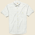 Knit Pacific Shirt - White Flame - Faherty - STAG Provisions - Tops - S/S Woven - Other Pattern