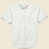 Knit Pacific Shirt - White Flame - Faherty - STAG Provisions - Tops - S/S Woven - Other Pattern